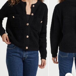 LINE & DOT BOUCLE CARDIGAN